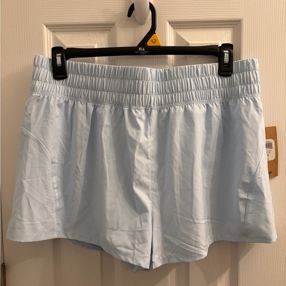 Asics Pants - Asics Women's Light Blue Athletic Running Workout Essentials Shorts Size XL NWT